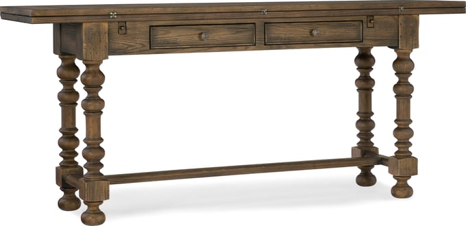 Hooker Furniture Hill Country Bluewind Flip-Top Console Table