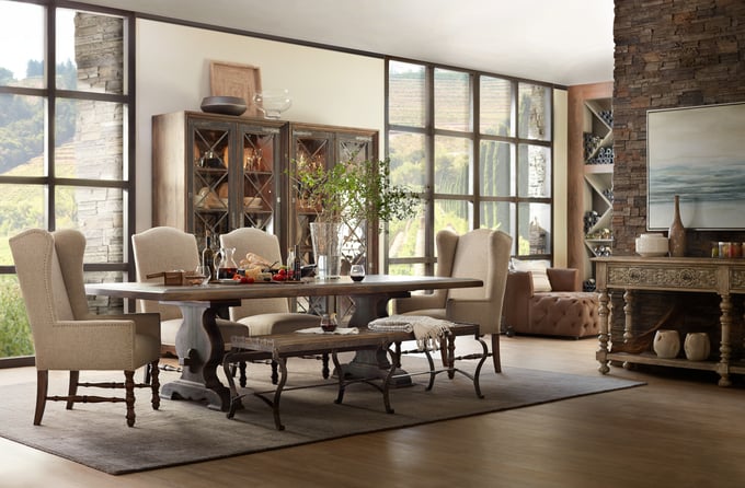 Hooker Furniture Hill Country Bandera Dining Table - Thumbnail 2