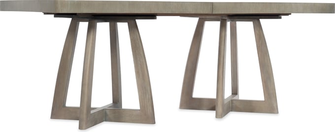 Hooker Furniture Affinity 78" Rectangle Pedestal Dining Table - Thumbnail 2