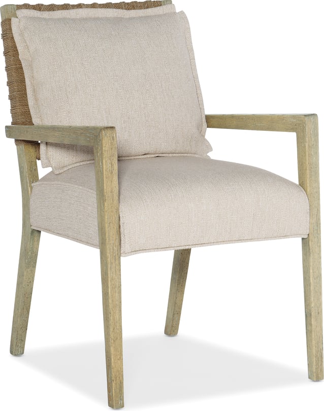 Hooker Furniture Surfrider Woven Back Arm Chair - Thumbnail 2