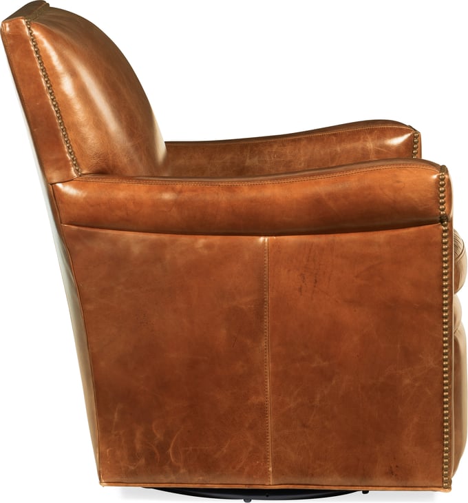 Hooker Furniture Jilian Swivel Club Chair - Thumbnail 3