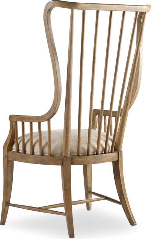 Hooker Furniture Sanctuary Spindle Arm Chair - Thumbnail 4
