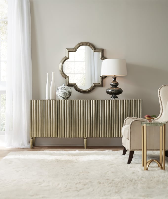 Hooker Furniture German Silver Console - Thumbnail 3