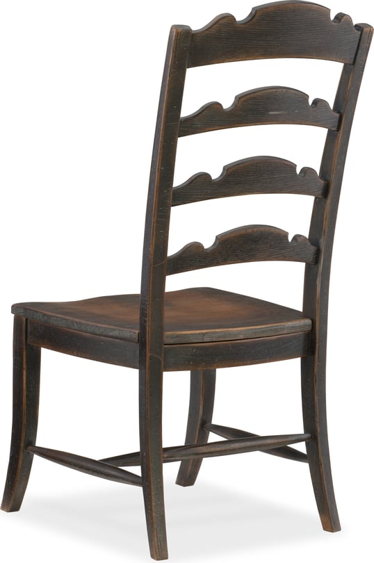 Hill Country Twin Sisters Ladderback Side Chair - Thumbnail 3