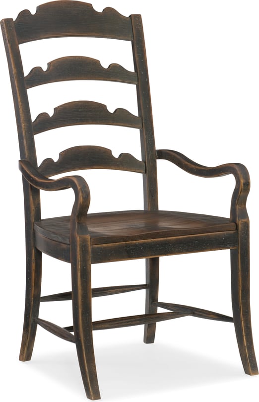 Hill Country Twin Sisters Ladderback Side Chair - Thumbnail 5