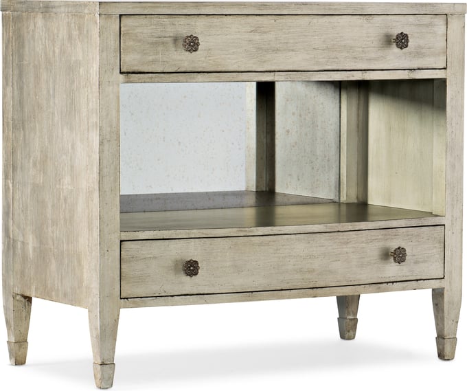 Sanctuary Gemme Two-Drawer Nightstand - Thumbnail 2