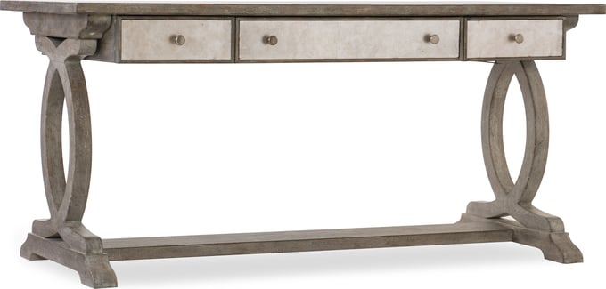 Rustic Glam Trestle Desk
