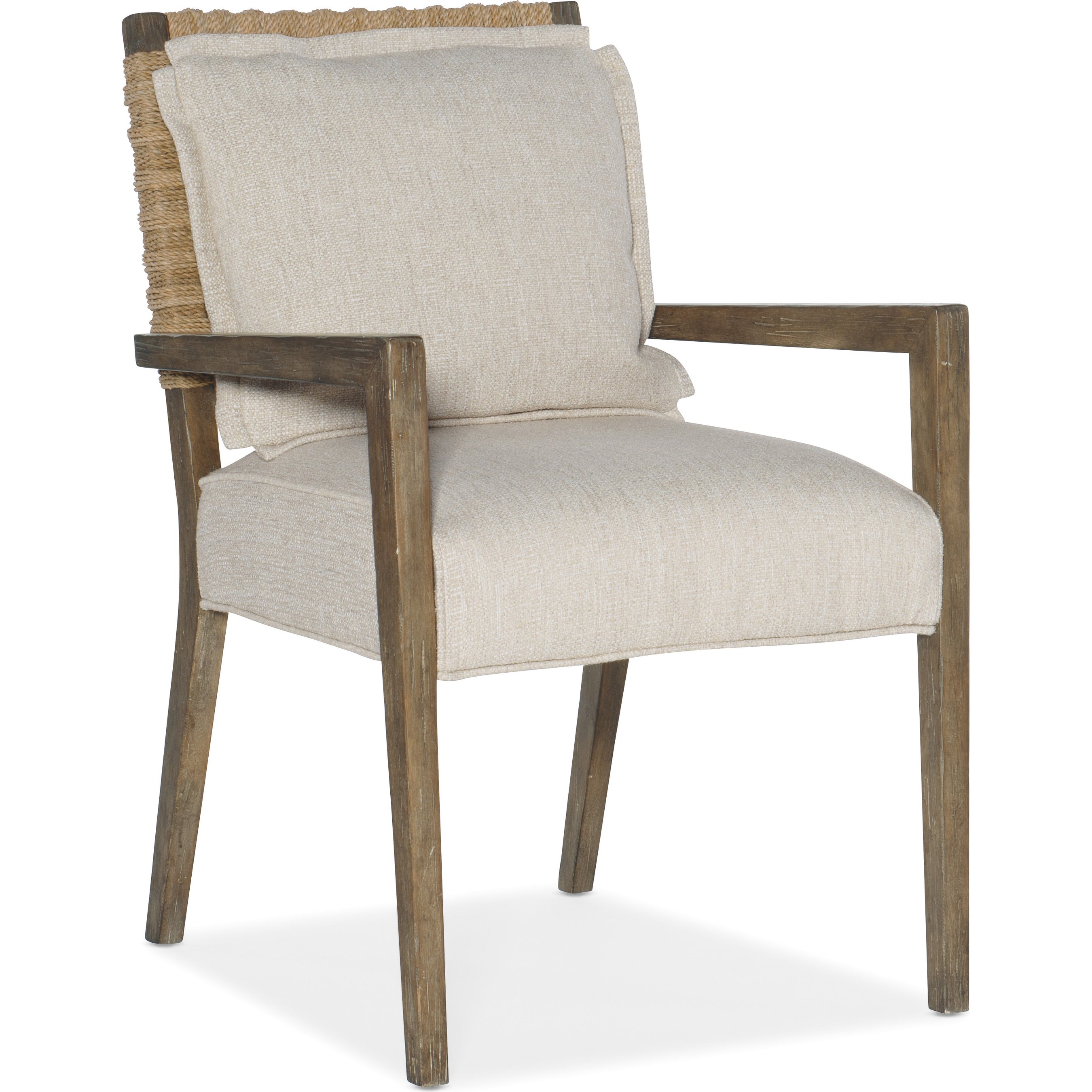Hooker Furniture Sundance Woven Back Arm Chair | Layla Grayce