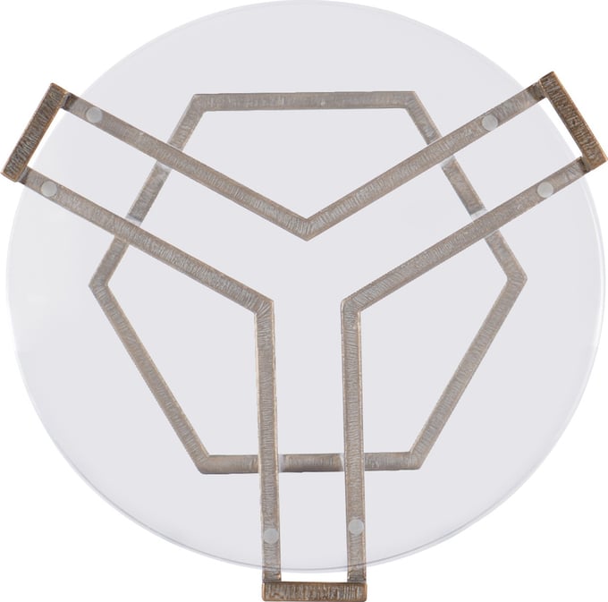 Melange Grove Round End Table - Thumbnail 4