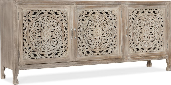 Tan Entertainment Console