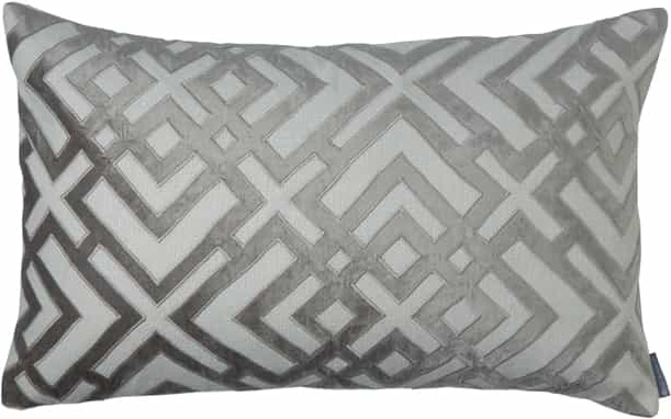 Karl Velvet Basket Weave Pillow - Thumbnail 3