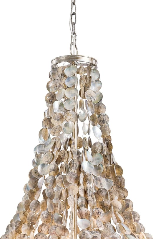 Regina Andrew Capri Abalone Shell Chandelier - Thumbnail 2