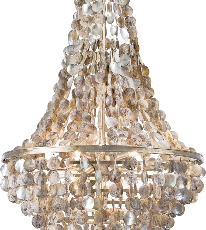 Regina Andrew Capri Abalone Shell Chandelier - Thumbnail 4
