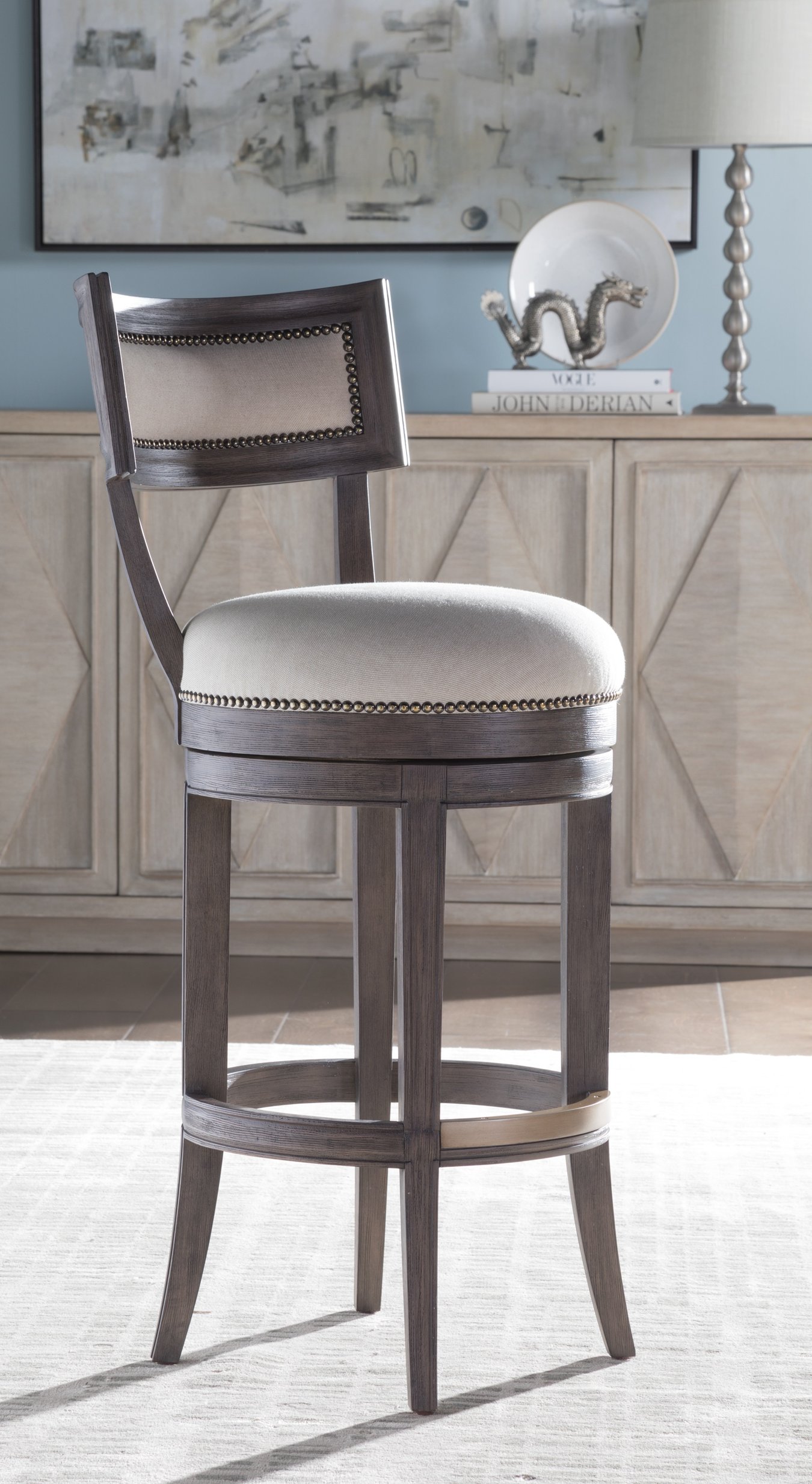 Dining Furniture Backless Laila Upholstered Counter Stool