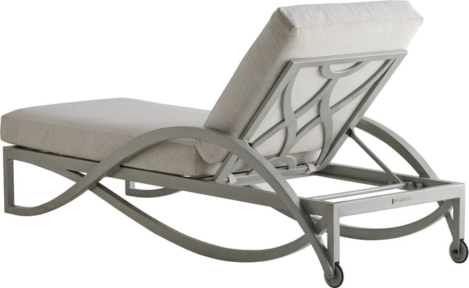 Silver chaise lounge chair outlet