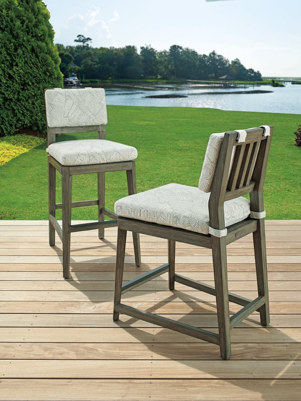 Tommy Bahama Outdoor La Jolla Counter Stool - Thumbnail 2
