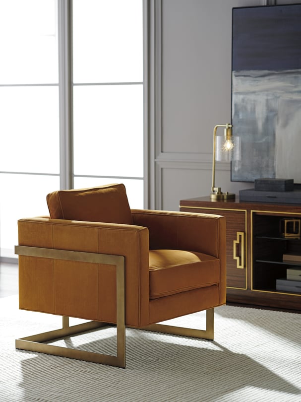 Winthrop Leather Chair - Thumbnail 3