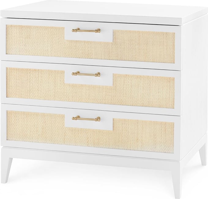 Astor 3 Drawers Side Table - Thumbnail 2