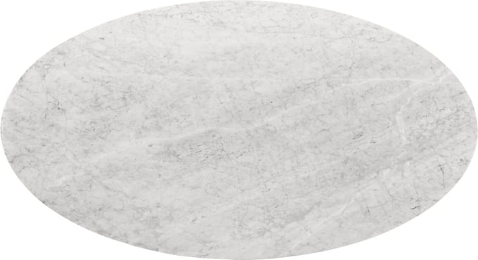 Stockholm Carrera Oval Dining Table Top
