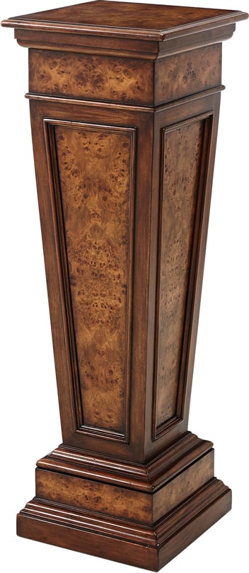 The Burl Pedestal Column Torchere - Thumbnail 2