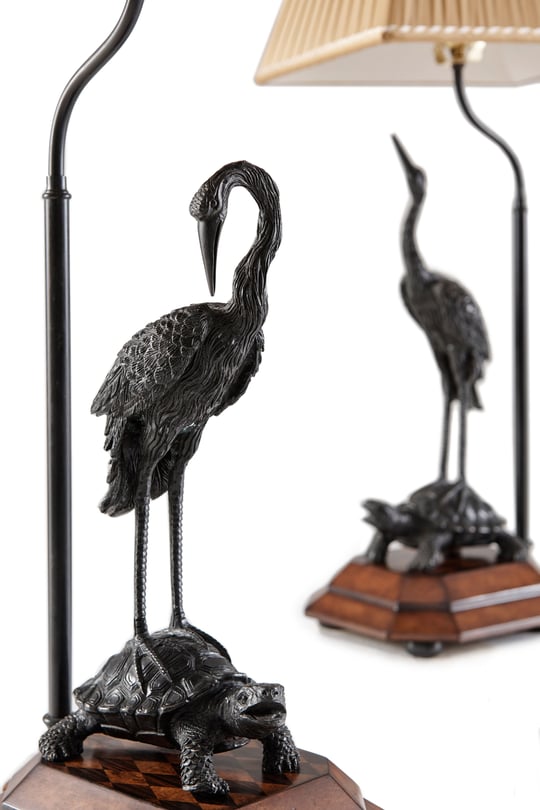 Meiji Cranes Table Lamps - Thumbnail 2