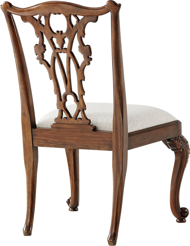 Seated in Rococo Splendour Side Chair - Thumbnail 2