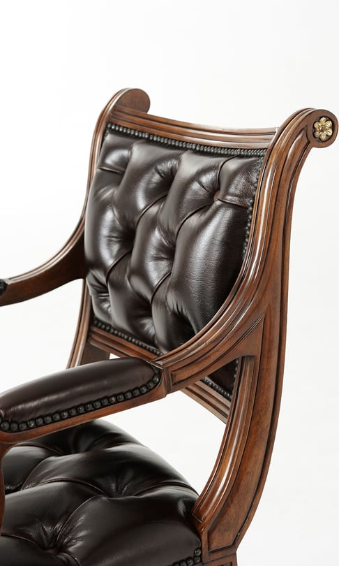 Theodore alexander leather chairs top