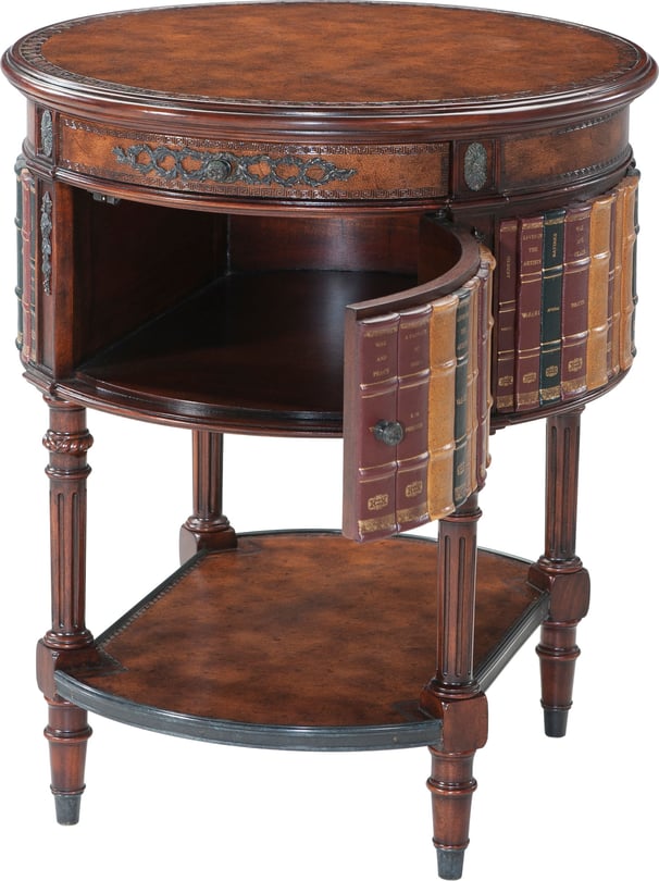 Louis XVI Library Side Table - Thumbnail 4