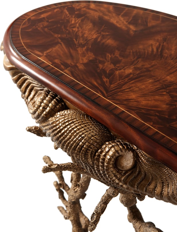 Gilt Grotto Accent Console Table - Thumbnail 3