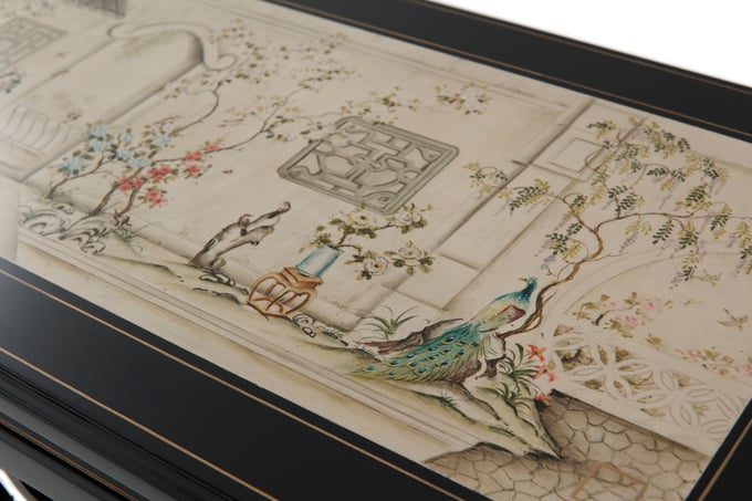 Long Hall Chinoiserie Console Table - Thumbnail 2