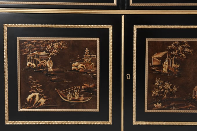 Daguerre Chinoiserie Cabinet - Thumbnail 2