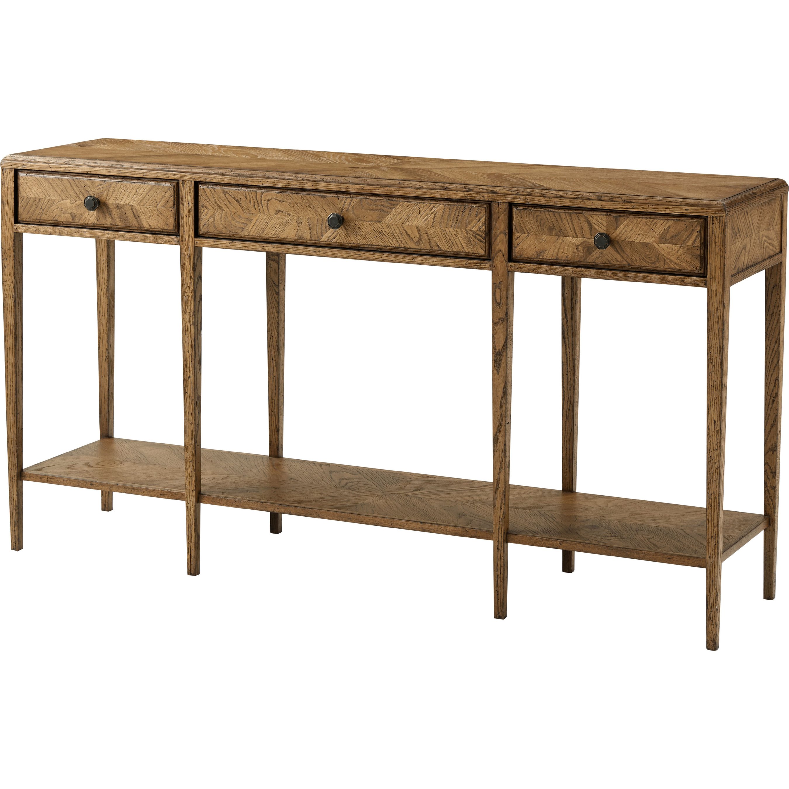 Theodore Alexander Nova Two Tiered Console Table | Layla Grayce