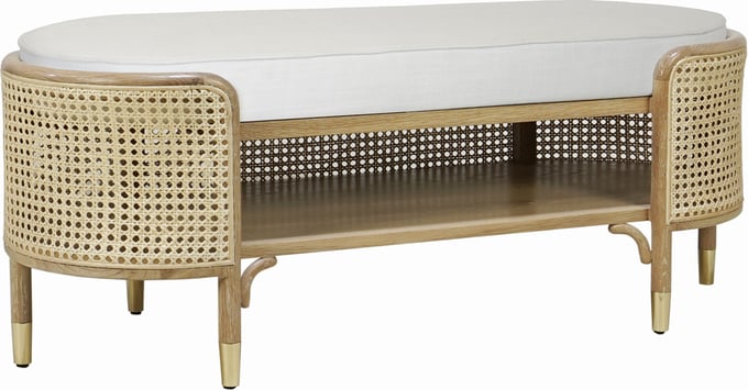Worlds Away Beale Bench - Thumbnail 2