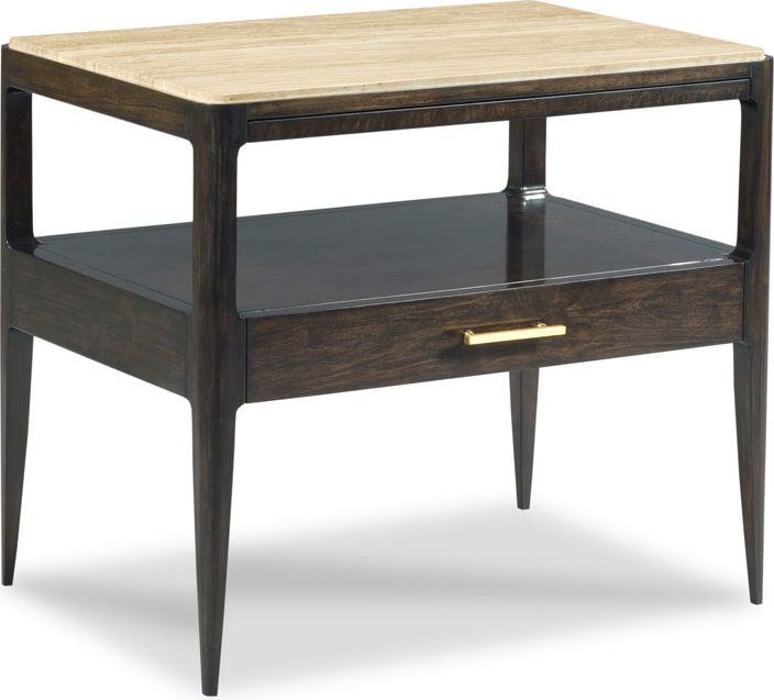 Woodbridge Furniture Mezzanote Bedside Table