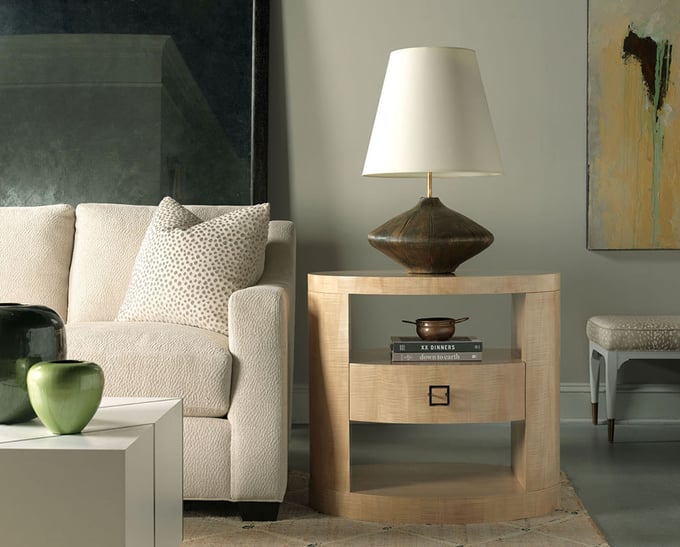 Woodbridge Furniture Norah Bedside Table - Thumbnail 2