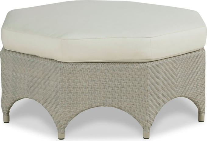 Saint Lucia Outdoor Ottoman - Thumbnail 2