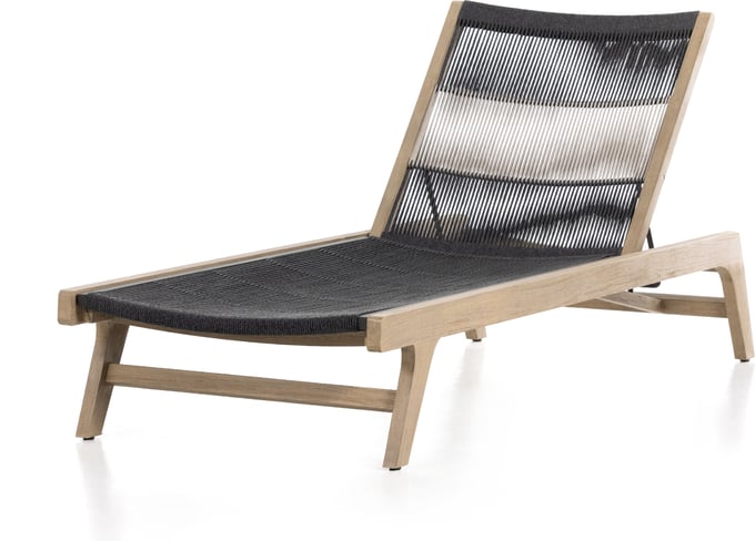 Julian Outdoor Chaise Lounge - Thumbnail 3