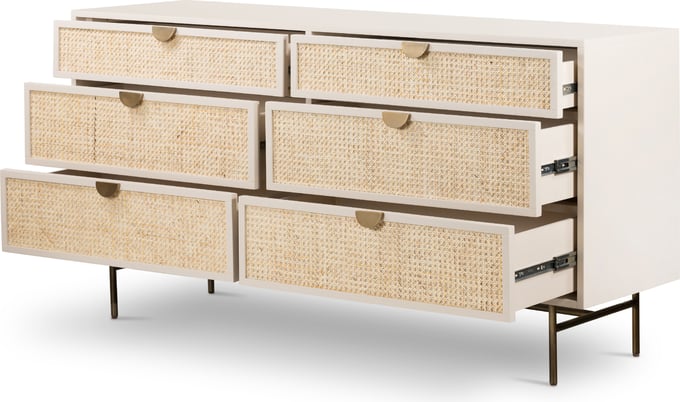 Luella 6 Drawer Dresser - Thumbnail 4
