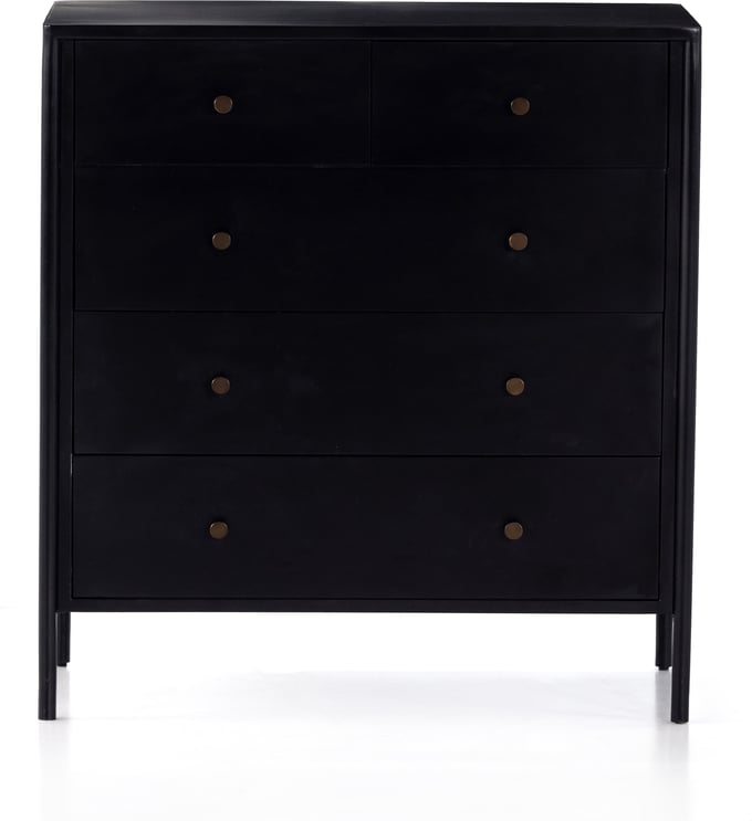 5 drawer black dresser for bedroom Giantex 5-Drawer Dresser for Bedroom, 41.5