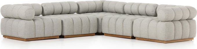 Roma Outdoor 5PC Sectional - Thumbnail 2