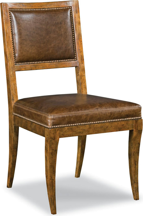 Ross Leather Dining Side Chair