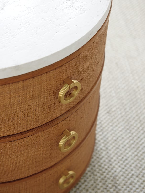 Banning Raffia Lamp Table - Thumbnail 4