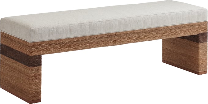 Rosemead White Bed Bench