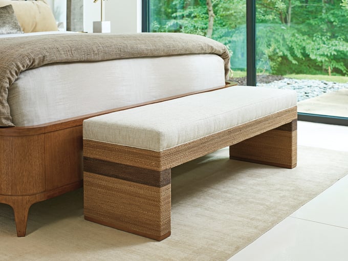 Rosemead White Bed Bench - Thumbnail 2