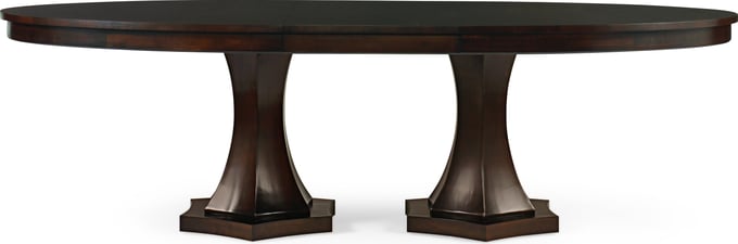 Double Pedestal Dining Table