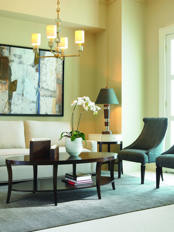 Century Furniture Tribeca Cocktail Table - Ellipse - Thumbnail 2