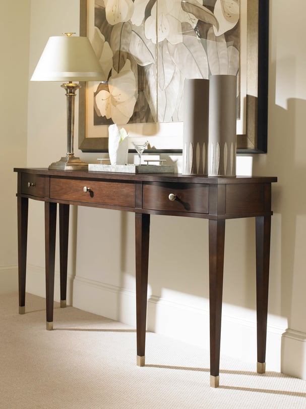 Century Furniture Tribeca Console Table - Three Drawer Century Furniture Tribeca Console Table - Three Drawer