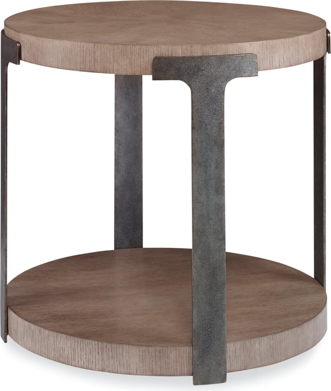 Sunburst Chairside Table