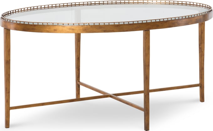 Century Furniture Logan Oval Cocktail Table - Thumbnail 2