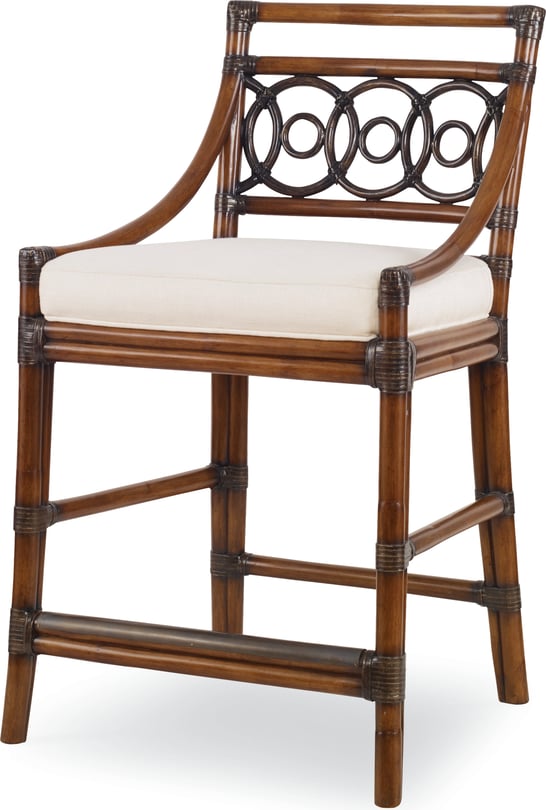 Circles Upholstered Counter Height Stool - Thumbnail 2